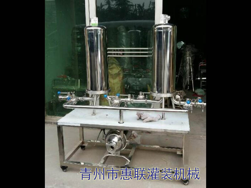 雙聯(lián)微孔白酒過濾機(jī)